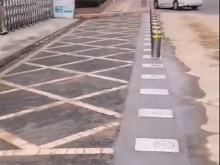 半自動(dòng)升降路樁